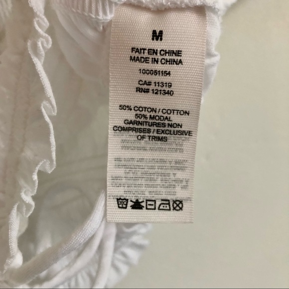 NWOT Garage white cropped top - Picture 5 of 5